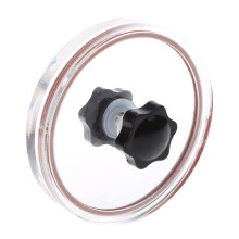 Vinyl Record Cleaner Clamp Etiket Saver Protector-Zwart