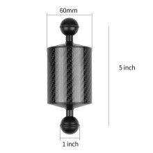 60mm Camera Underwater Diving Tray Dual Ball-Black Color S