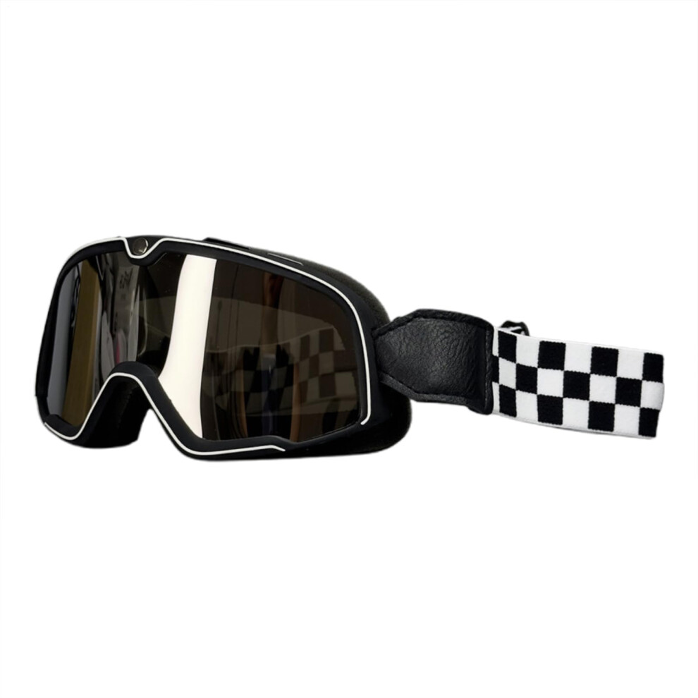 Retro Motorcycle Goggles Antifog Uv Protection Off Road Motocross Eyewear For Atv Riding 9094768700143
