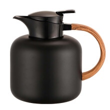 2L Insulated Stainless Steel Tea Kettle and Thermal Coffee Carafe 304 Durable 24H Retention Black