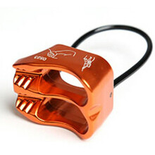 Belay Device Aluminum 25KN Descender for Outdoor Camping Hiking Rock Climbing Gear Lightweight Durable Design