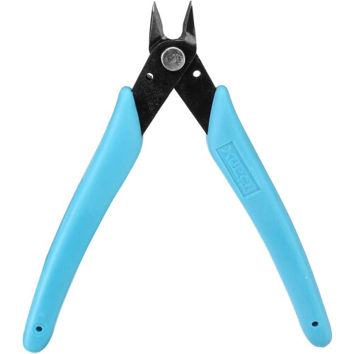 Pliers Nipper Light Blue Mini Wire Cutter Side Cutting Flush Pliers Electrical Cable Snips 1