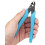 Pliers Nipper Light Blue Mini Wire Cutter Side Cutting Flush Pliers Electrical Cable Snips 4
