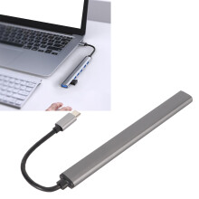 Type C Hub Aluminium Alloy 5Gbps Docking Station for PC Laptop Phone