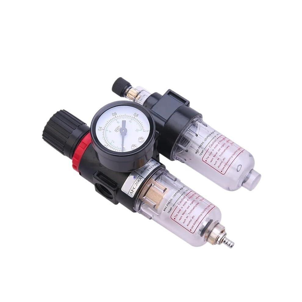 Afr2000 Al2000 G1/4 Air Compressor Oil Water Separator Regulator Trap Filter For Airbrush Systems 9187378738542