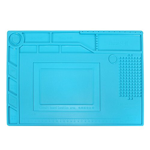 39x27cm Soldering  Maintenance Platform Heat Insulation Silicone Pad Mat For Electronics