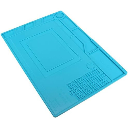 39x27cm Soldering  Maintenance Platform Heat Insulation Silicone Pad Mat For Electronics 2