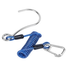 Feder-Anti-Verlust-Seil, Einzelende, Marine Grade