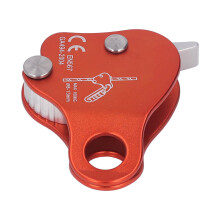 Self-Locking Climbing Rope Grab 8-13mm Aluminum Alloy Orange