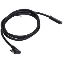 Cablu de încărcare USB tip C mascul-femelă, emulator PD, declanșator, 1 metru, durabil, PVC, ușor, mic, portabil, poziționare flexibilă,