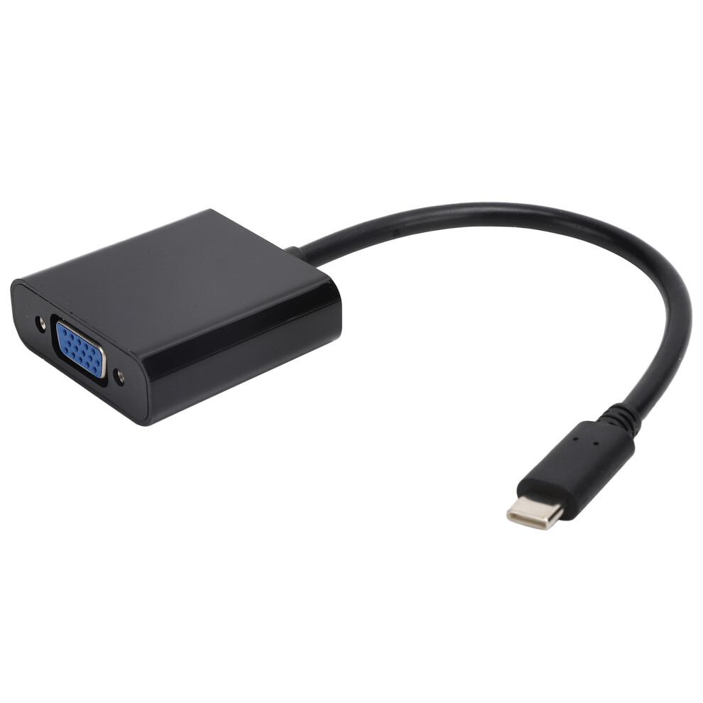 Usb 3.1 Typec To Vga Video Adapter 10Gbps Hdmi To Vga Converter 15Pin Female Black 5011378204094