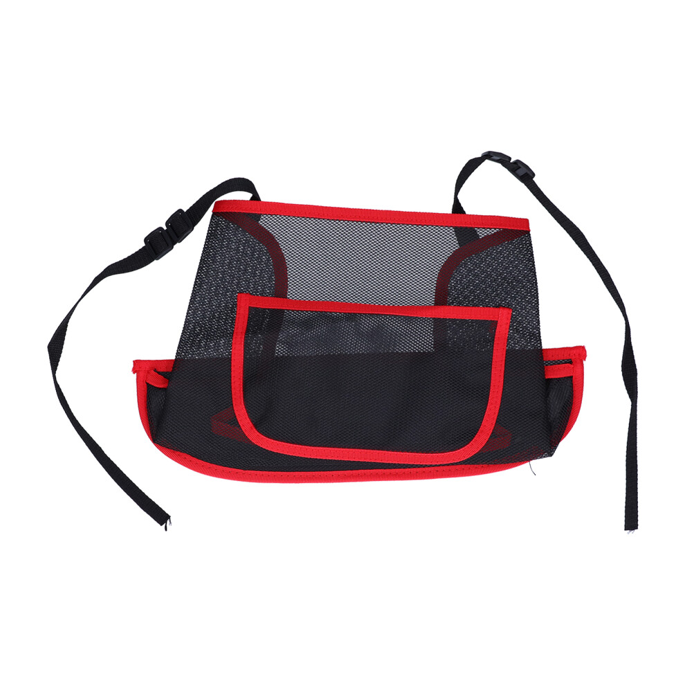 Car Handbag Holder Seat Back Organizer, Mesh Storage Pouch Pet And Kids Barrier Large Capacity Bag For Front Seats Easy Access Storage With Flexible 9358999272283