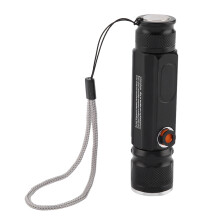 Rechargeable Super Mini Size Flashlight, Powerful Lightweight Aluminum Alloy Material with High CRI Bright White Light & Deep Red Light, Waterproof Zo