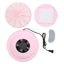 Vacuum Nail Dust Collector with Automatic Heating, Beautiful Design & Durable Material, 40W Nail Fan for Salon & Home, Easy Cleaning with Removable