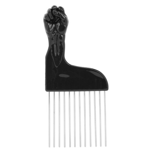 Πέννα από ανθρακονήματα για DIY χτένισμα, λαβή σε σχήμα γροθιάς για ασφαλές