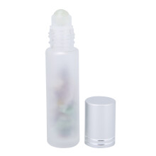 Rollflaschen für ätherische Öle, korrosionsbeständiges Glas, 10 ml, handliche Größe mit dekorativen Edelsteinverschlüssen, auslaufsicheres,