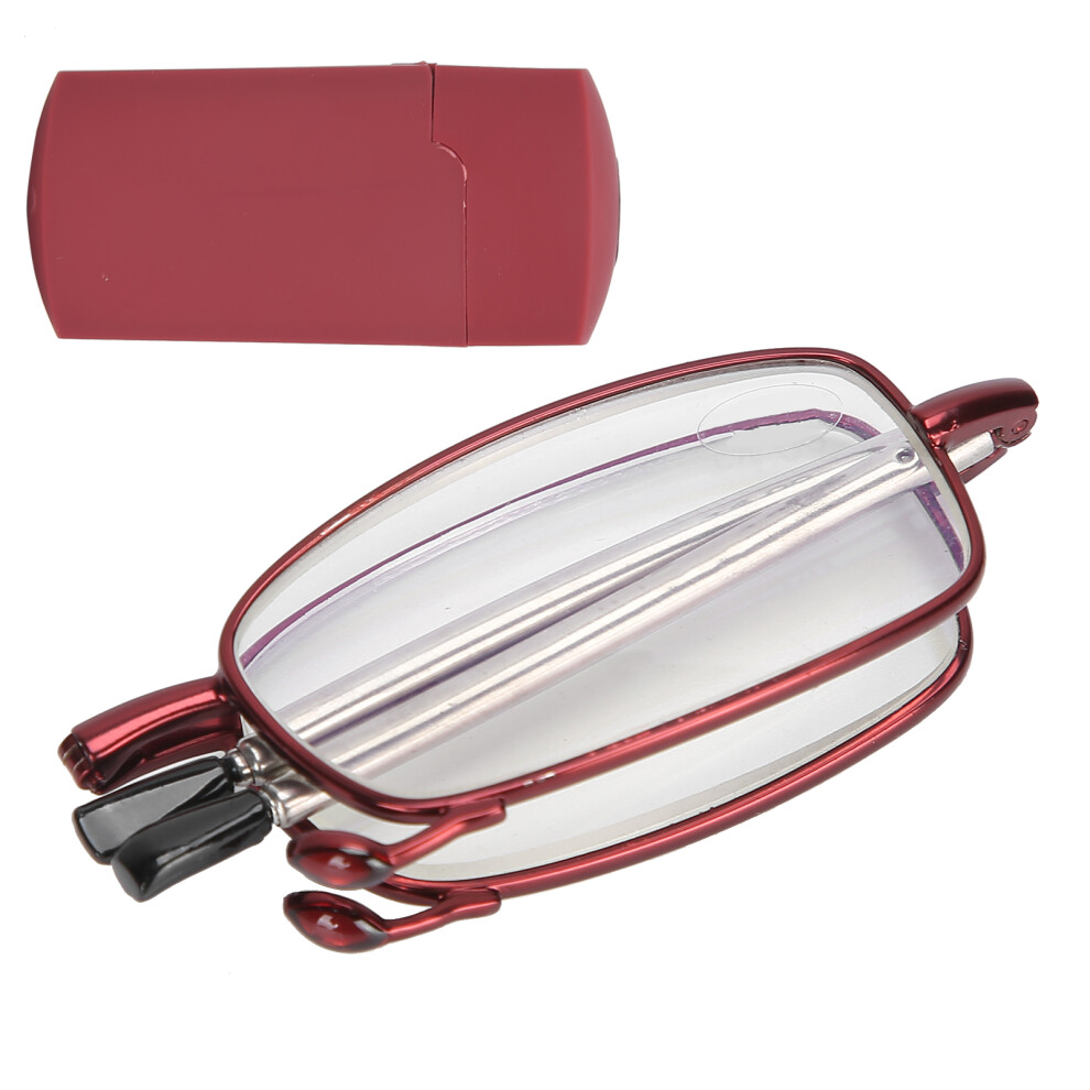 Slim Metal Spring Hinge Foldable Magnifying Glass Scratch Resistant Half Frame Lens Stylish Readers Enjoy Reading Experience Quality Design