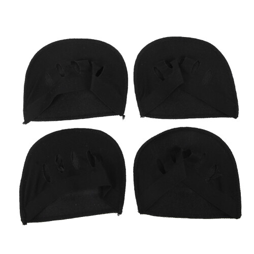 Almofadas de algodão para a parte frontal do pé, respiráveis, absorventes de suor, antiderrapantes, com design ergonômico, elásticas e