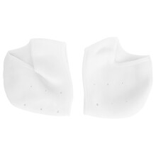 Fascia in silicone per alleviare il dolore al tallone, con cuscinetti in gel traspiranti per talloni screpolati, vestibilità ergonomica, supporto