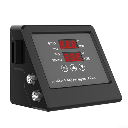 Heat Press Control Box with Digital LED Display, Dual Voltage 110V, Easy Temperature Adjustment