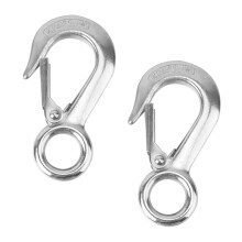 Big Hole Lifting Hook 2pcs Stainless Steel Heavy Duty Garage Hooks for Storage and Organization