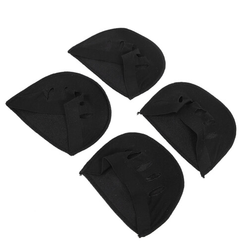 Almofadas de algodão para a parte frontal do pé, respiráveis, absorventes de suor, antiderrapantes, com design ergonômico, elásticas e 2