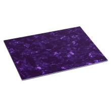Pickguard en PVC Celluloid Pearl Violet pour basse électrique 20cm x 20cm