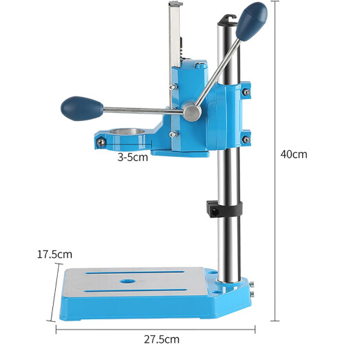Bench Drill Stand Table Drill Press With Rotary Tool 90 Degree Rotating Frame Adjustable Height 3850mm Clamping 2