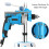 Bench Drill Stand Table Drill Press With Rotary Tool 90 Degree Rotating Frame Adjustable Height 3850mm Clamping 4