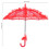 Red Lace Foldable Wedding Bride Umbrella with Parasol 56.5cm 4