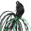 Weidenblatt Spinnerbait Anti-Hängsystem Bottom Fishling 18g Schwarz 3