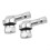 Motorcycle Valve Stems 2Pack 90Degree Angled CNC Aluminum Silver Finish 1
