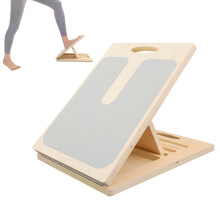 Slant Board Wooden Incline Wedge Block For Calf Stretching And Squats, Balance Training, Leg Rehabilitation Home Gym
