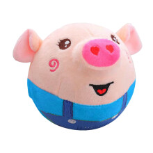 Interactive Dog Ball - Washable Plush Toy for Dogs - Electronic Jumping Bunny Design - Bouncing Rabbit Sound Toy