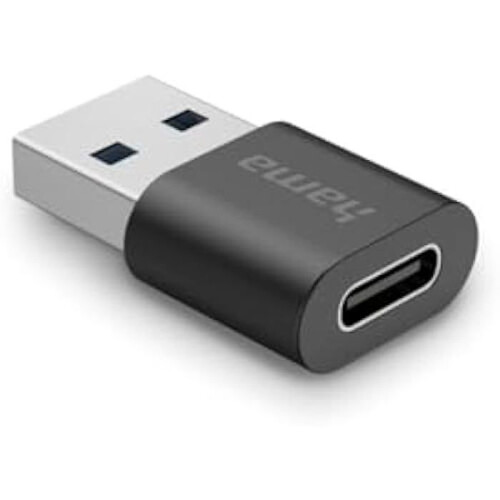 Hama USB Adapter - Hama - USB-A to USB-C - 10 Gbit/s - Compact - Data Transfer