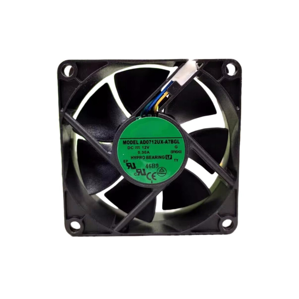 Ad0712uxa7bgl 70Mm 12V Dc Brushless Cooling Fan 0.30A 4Wire Airflow Low Noise 9199774446594