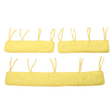 Protège-barre de lit ajustable en polyester doux, protection pour garde-corps de lit 67x18cm et 125cm
