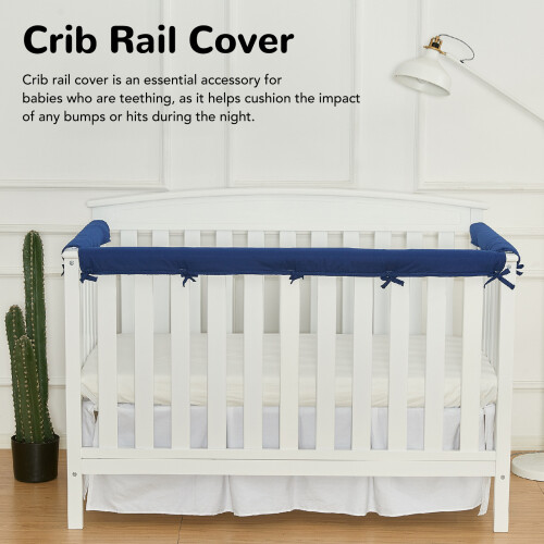 Protection de Barrière de Lit en Mousse Douce avec Sangle Ajustable de 125cm 1