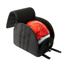 Motorcycle Helmet Bag with Dual Zipper and Adjustable Strap, Large WearResistant Protective Case