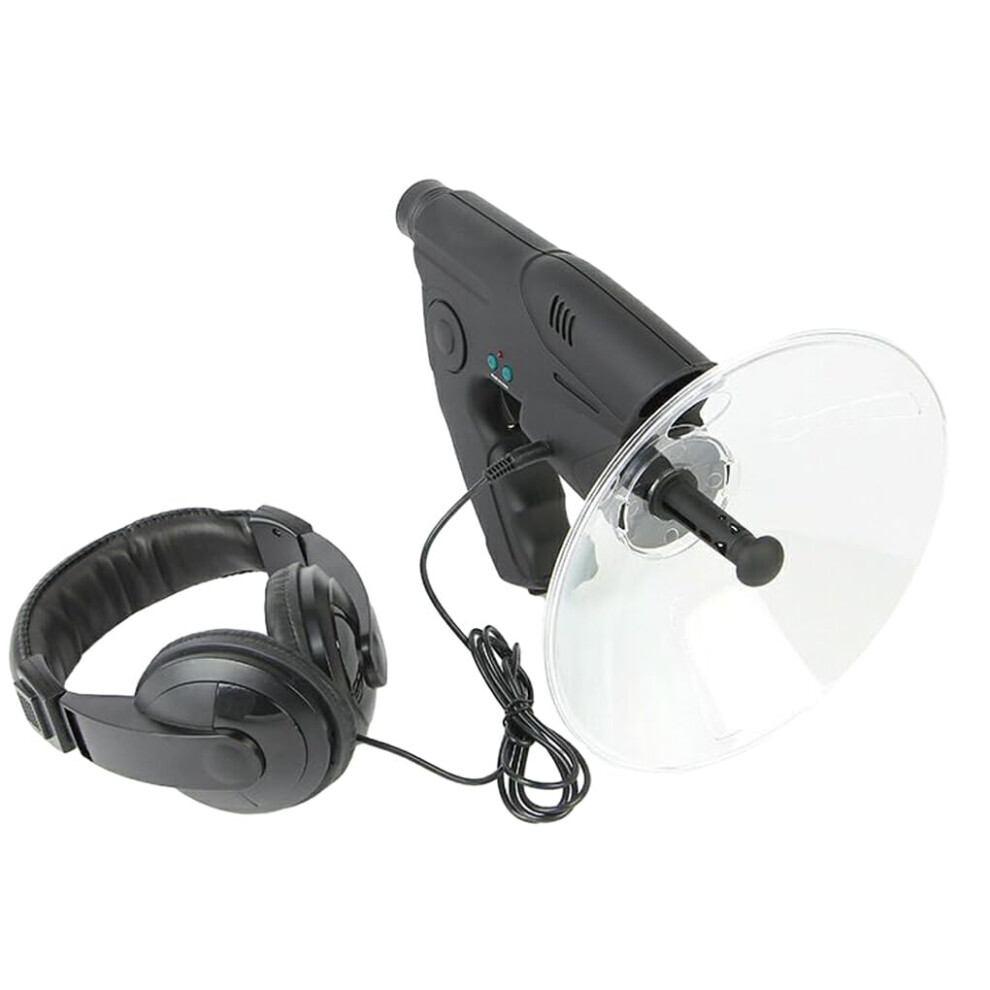 Parabolic Microphone Monocular Compact Size 8X Magnification Abs Plastic 9199774447195