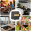 Cast Iron Pan With Foldable Handle Griddle Pan For Kitchen Cooking Baking Grilling Stove Oven Outdoors Campfire 3