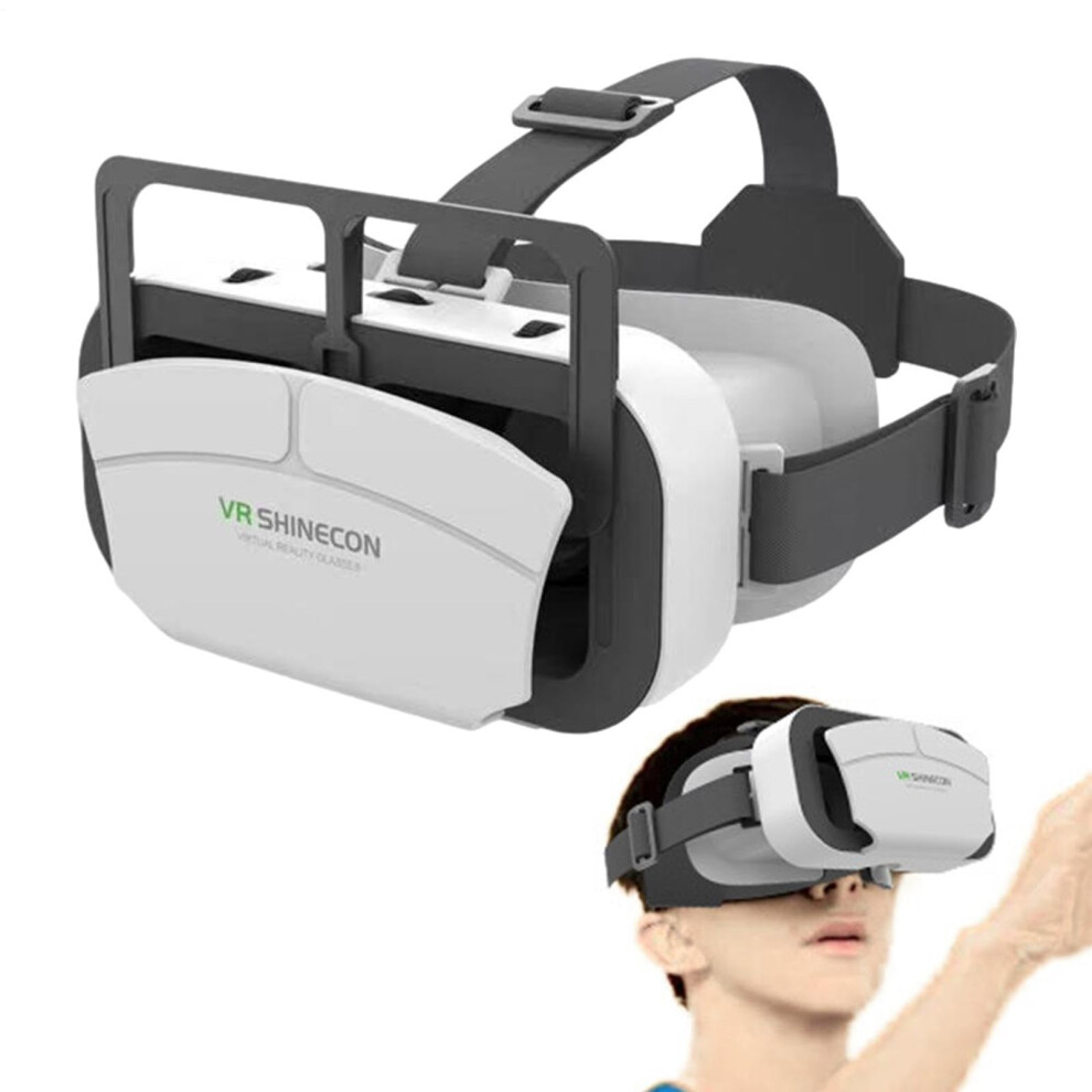Vr Goggles Adjustable Headset, Comfortable Fit, Clarity Lenses, Lightweight 4.57.0 Smartphone Compatible 9189345453571