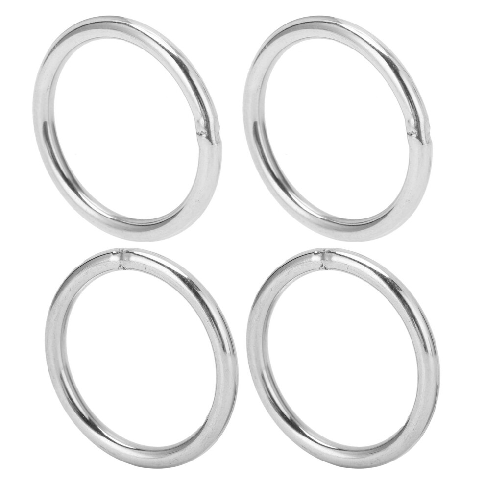 Cast Steel Welded Round Rings 10Pcs 4X40mm For Camping Rigging And Belt Use 3771378212148