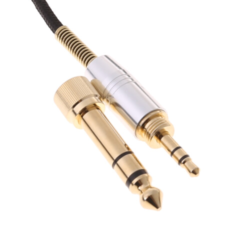 Gaming-Kopfhörerkabel, 6,3/3,5 mm-Schwarz 2