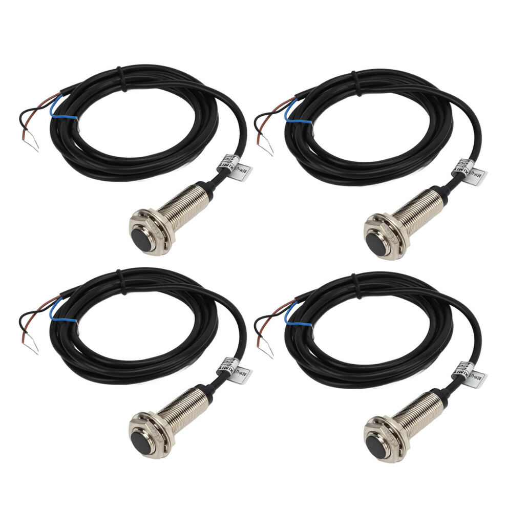 4X 12Mm Inductive Proximity Switch Pnp 3 Wire Ip67 Normally Open 6-36Vdc 3611378212161