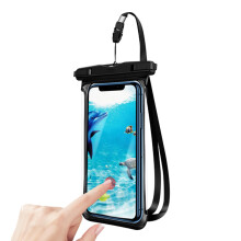 Waterproof Phone Control Transparent Touchscreen Dry Bag For Swimming And Snorkeling Fits Fi Phones Black
