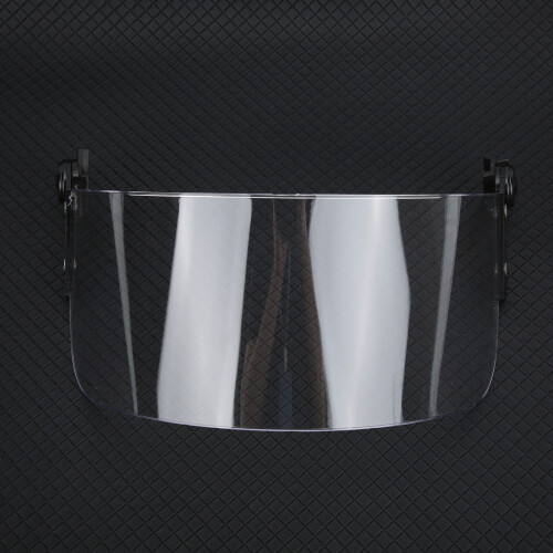 Transparent PC Face Shield for Rail Helmet, Flexible & Thick Lens 2