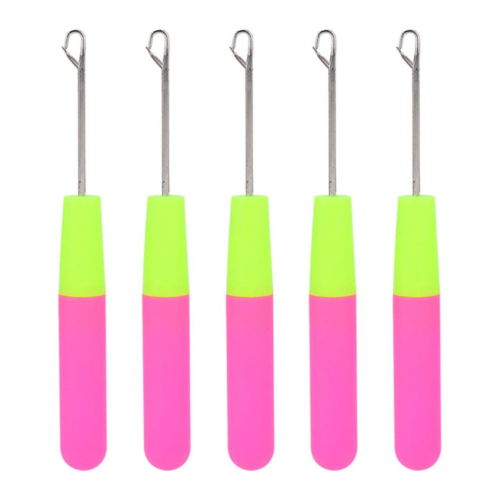 Micro Braid Hair Extension Needle, Crochet Needle for Tighter Braids and Larger Braids Latch Hook Tool with Ergonomic Grip Durable Construction
