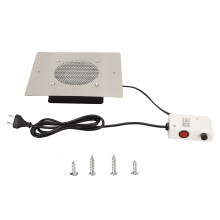 Flüsterleiser Nagelstaubsauger, Staubsauger-Nagel mit wiederverwendbarem Filter und leiser, einstellbarer Saugkraft, Tischstaubsauger-Ventilator