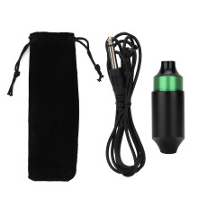 Caneta rotativa moderna para tatuagem, estrutura leve, superfície higiênica para uso seguro, design ergonômico, motor sem escovas para frequência